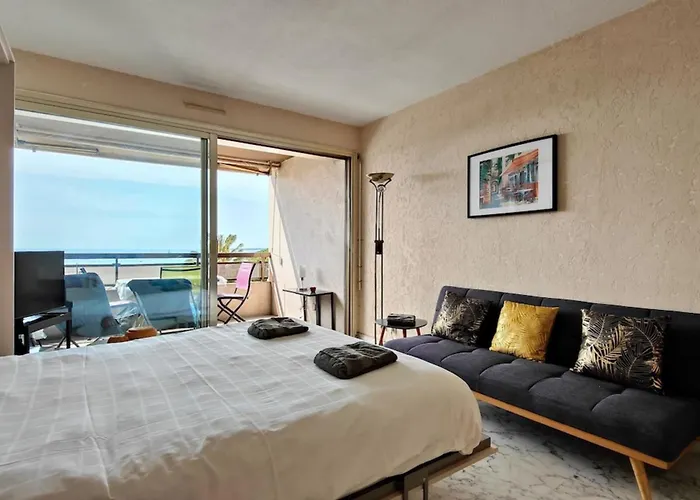 Daire With Seafront Terrace Antibes